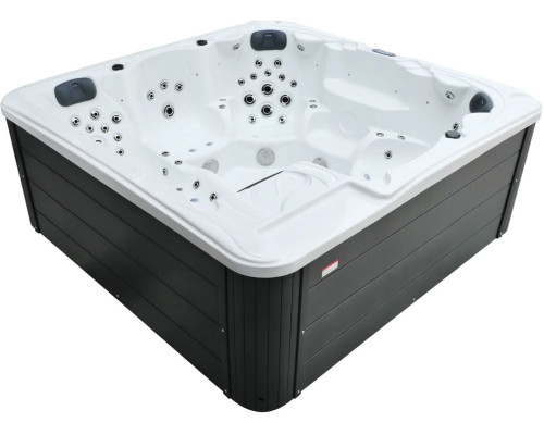 СПА-бассейн Aquajoy Borneo (230х230х96 см), Серебристо-белый мрамор