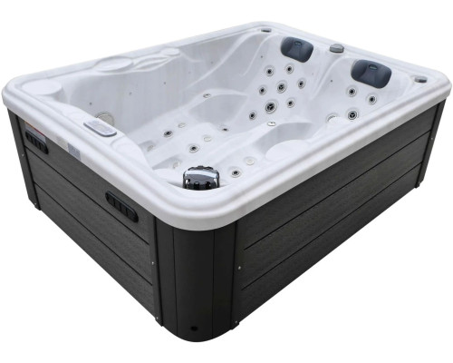 СПА-бассейн Aquajoy Bali (210х160х77 см), Серебристо-белый мрамор