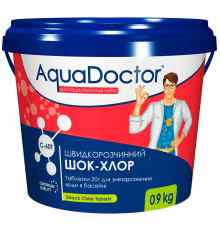 Шок-хлор для бассейна AquaDoctor C-60T 0.9 кг в таблетках