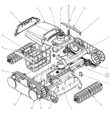 Комплект боковых уплотнений для корпуса робота-пылесоса Wybotics WY350 (B.WY3051.09.002)