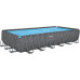 Каркасный бассейн Bestway Grey 561KG (732х366х132 см) с песочным фильтром, тентом и лестницей