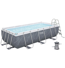 Каркасный бассейн Bestway 56721 (404х201х100 см) с картриджным фильтром и лестницей