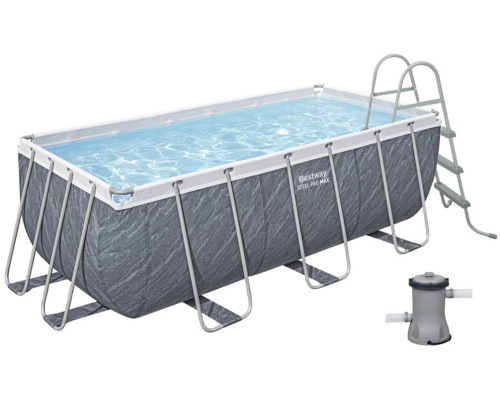 Каркасный бассейн Bestway 56722 (412х201х122 см) с картриджным фильтром и лестницей