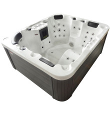 СПА-бассейн Aquajoy Como (190х160х82 см), Серебристо-белый мрамор