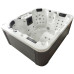 СПА-бассейн Aquajoy Como (190х160х82 см), Серебристо-белый мрамор