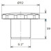 Форсунка стеновая Flexinox 87198022 (4.5 м3/ч) под бетон, 2"