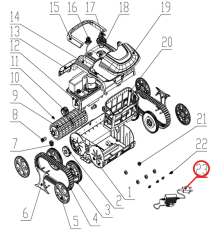 Зарядное устройство к пылесосу Wybotics WY200, (charger №23/WY200)