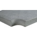 Угловой копинговый камень Aquazone Tuff 320x400x50-25 мм, серый (пористый)