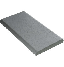 Копинговый камень Aquazone Tuff 250x500x50-25 мм, серый (пористый)