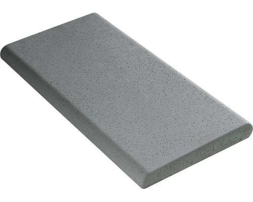 Копинговый камень Aquazone Tuff 250x500x50-25 мм, серый (пористый)