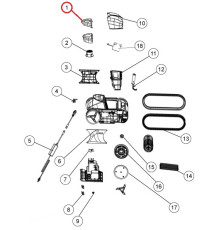 Комплект обтекателя для робота пылесоса Fairland X30-X80