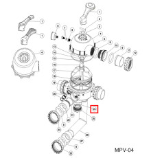 Уплотнительное кольцо для заглушки Emaux MPV-04 (2020017)