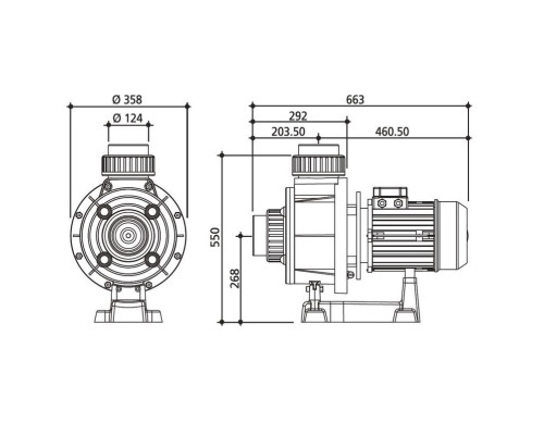 Насос FLOODER JET 350, 70 м3/г 220В, 10.4А, 2.29кВт, без префільтру, 2850 об/хв PG-0111FLJ35М