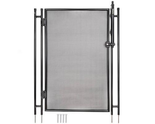 Калитка с замком для ограждения Aquaviva Fence Black