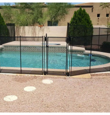 Калитка с замком для ограждения Aquaviva Fence Black