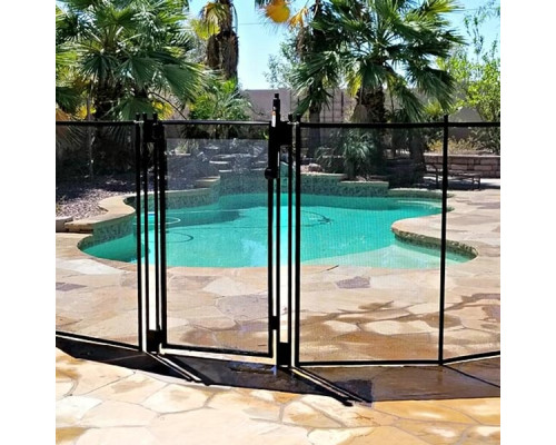 Калитка с замком для ограждения Aquaviva Fence Black