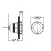 Обладнання для басейну Прожектор світлодіодний Emaux P50 18LED 1 Вт White
