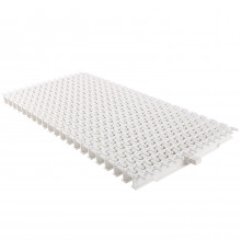 Переливна решітка Aquaviva OS-01 Grift Ocean з центральним з'єднанням 195x25 мм (біла)