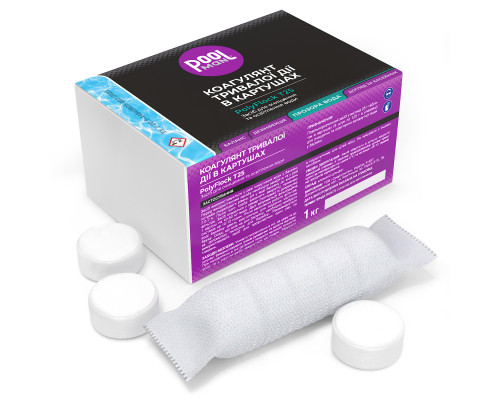 Коагулянт тривалої дії в картушах PolyFlock T25, 1кг