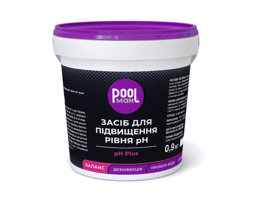 Хімія для басейна  Засіб для підвищення рівня pH Poolman pH Plus, 0.9 кг