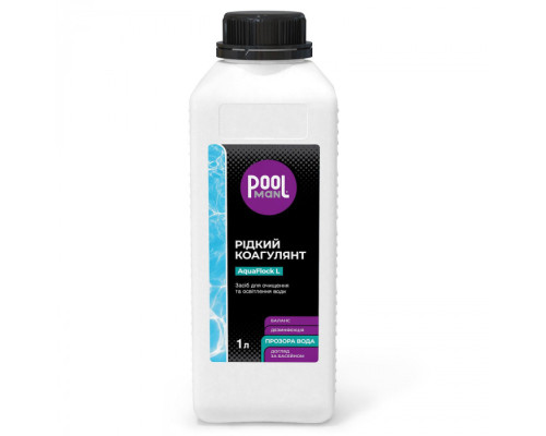 Хімія для басейну Засіб для очищення та освітлення води Poolman AquaFlock L, 1л