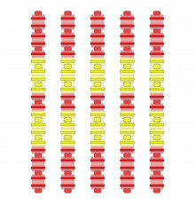 Разделитель дорожки Hayward Big Red/Yellow, AISI 316, 25 м