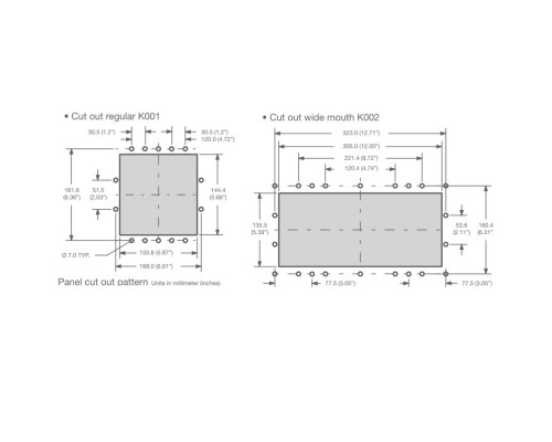 Закладні для басейну Скіммер Emaux EM0020V Wide лайнер