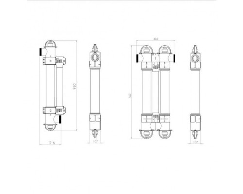 Обладнання для басейну Ультрафіолетова установка Elecro Steriliser UV-C HRP-55-EU + DLife indicator + насос, що дозує