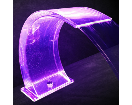 Атракціони для басейнів Водоспад Aquaviva 600х300 мм, RGB LED