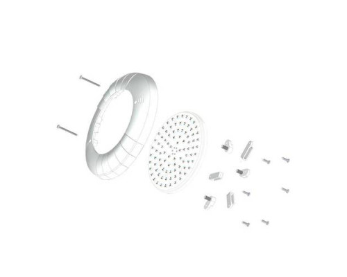 Прожектор RGB AISI 304, 2500lm 252мм накладний, Slim Led 252, 35Вт, 12В, нержавіючий PG-051153SS