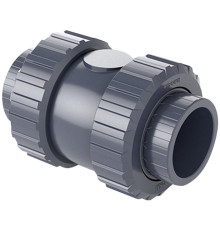 Обратный клапан ПВХ Hidroten 1016059 пружинный, с уплотнителем EPDM, d90-110 мм