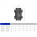 Обратный клапан ПВХ Effast CDRCBD0200 шаровый, с уплотнением EPDM, d20