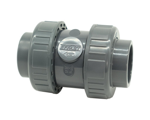 Обратный клапан ПВХ Effast CDRCBD0400 шаровый, с уплотнением EPDM, d40